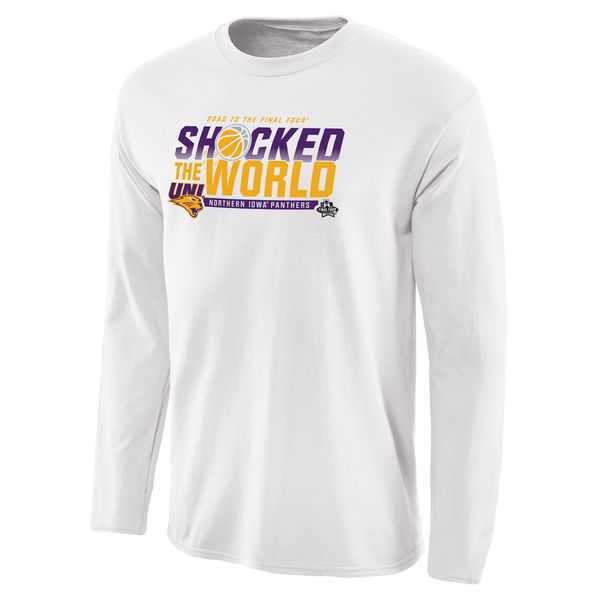 Northern Iowa Panthers 2016 NCAA Men Long Sleeve WEM Top - White,We sell and wholesale Northern Iowa Panthers 2016 NCAA Men Long Sleeve WEM Top - White on line form chian!